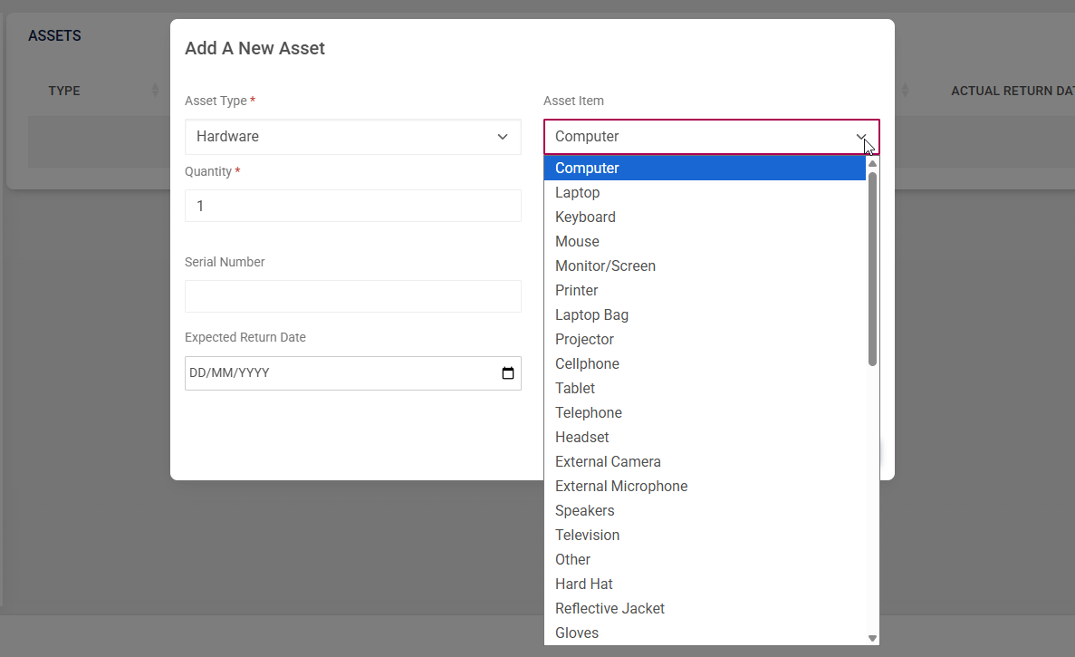 People Management Master Data In Action – Assets Menu.png