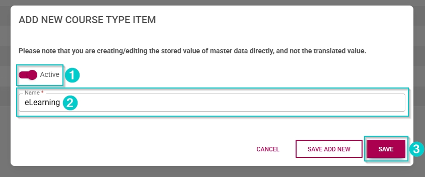 ES Master Data Library - Course Type - Add Item.jpg