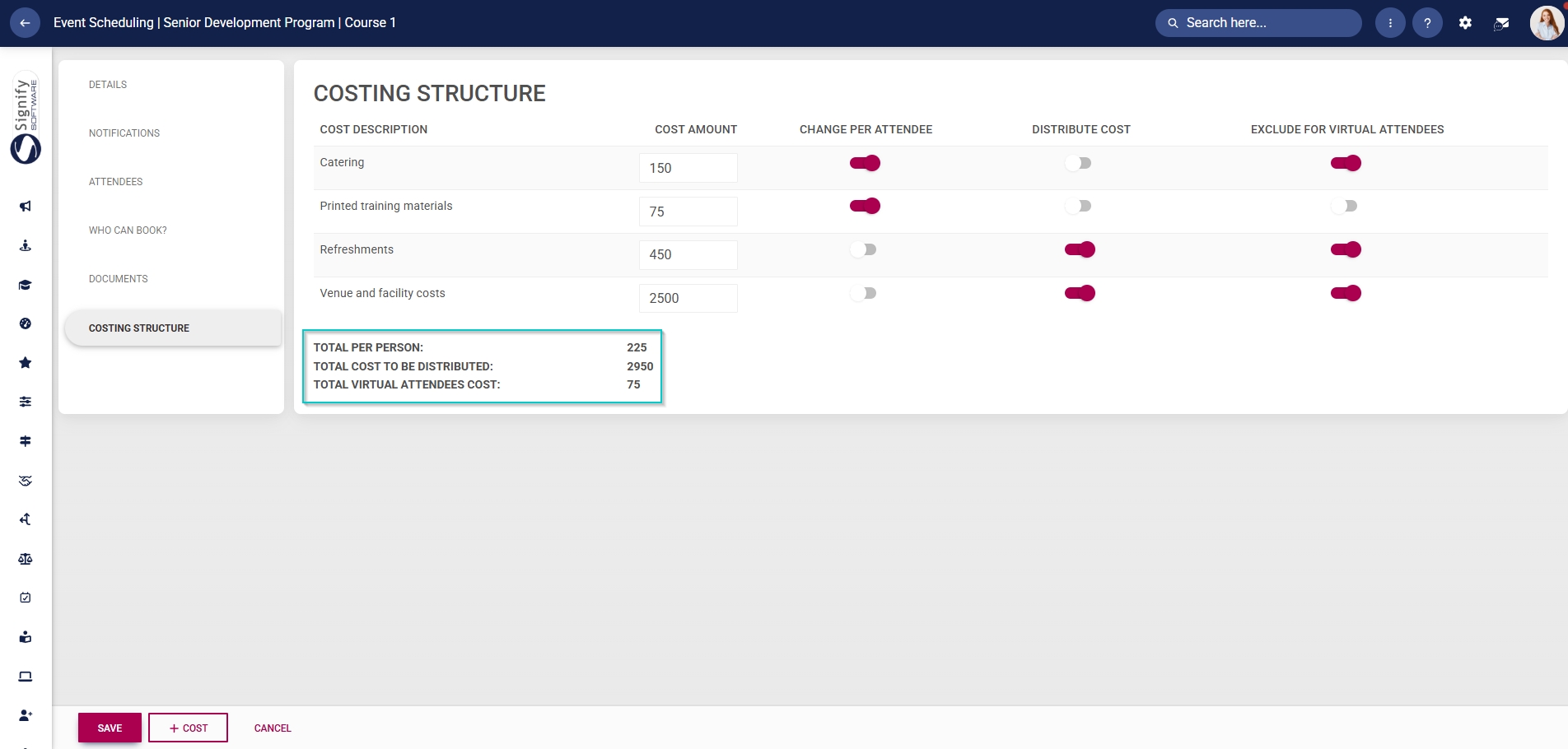 ES Create Event - Costing Structure - Total costs for event.jpg