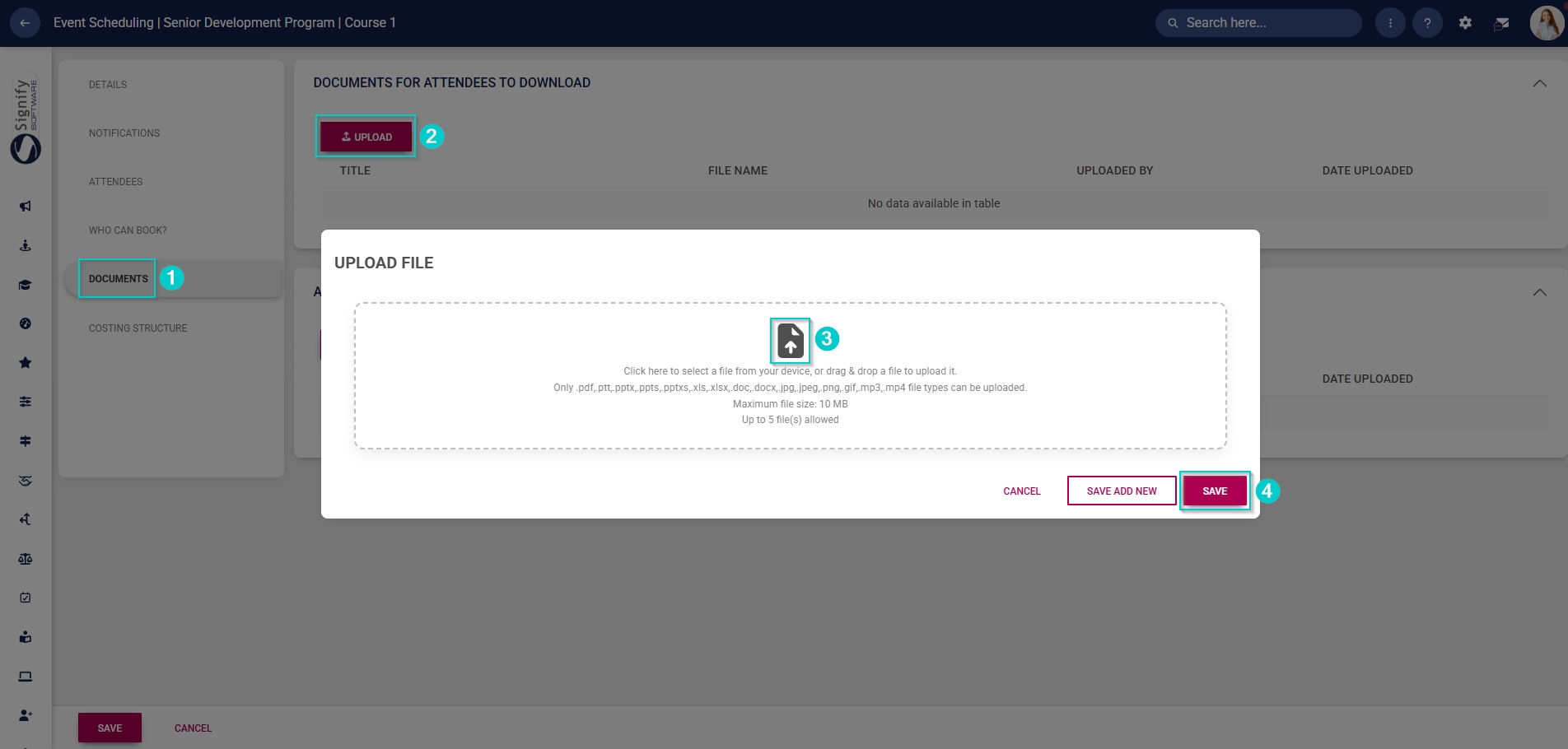 ES Create Event - Documents - Upload attendee resources.jpg