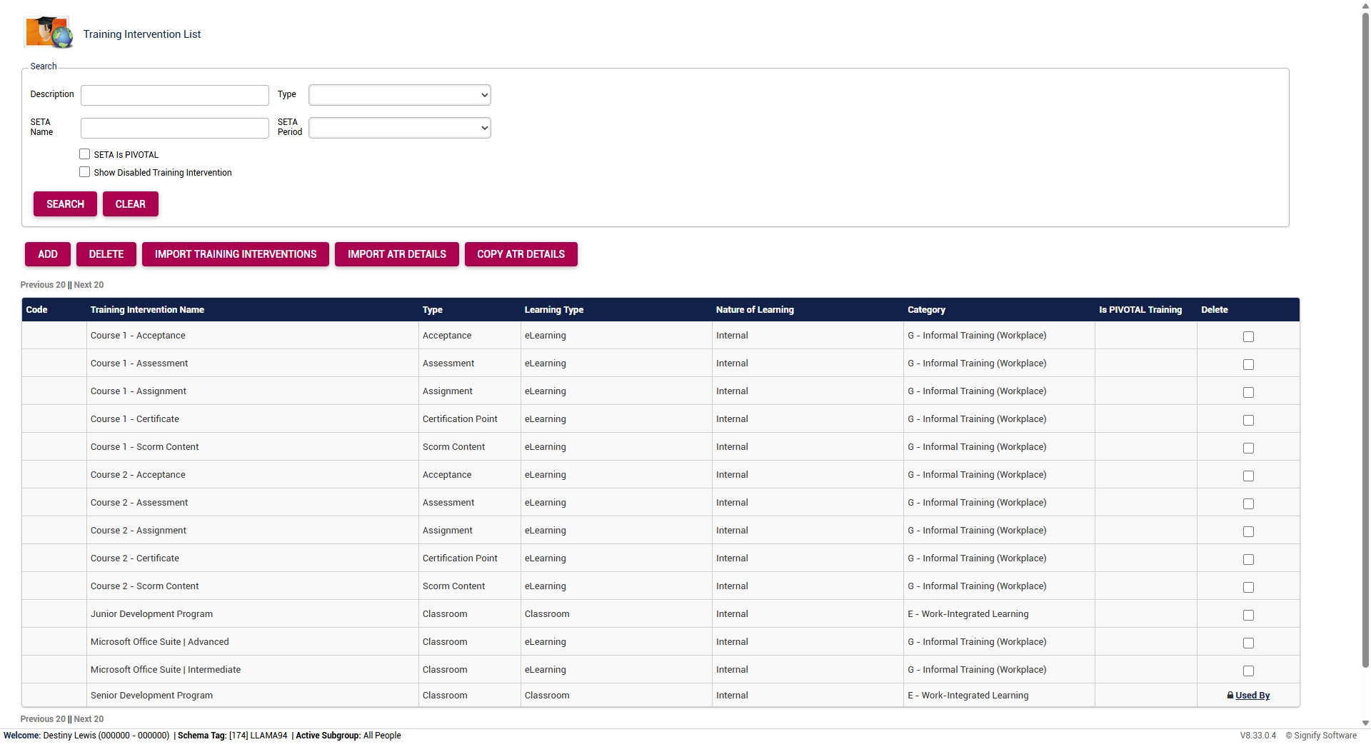 LM Training Interventions - Learning Portal - System Admin Menu - Training intervention library complete.jpg
