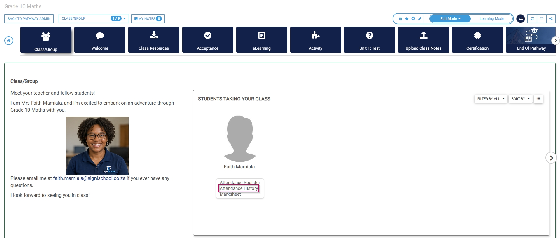 LM OS Build Pathways - Manage eLearning Library - Design pathway - Class or Group - Attendance History.jpg