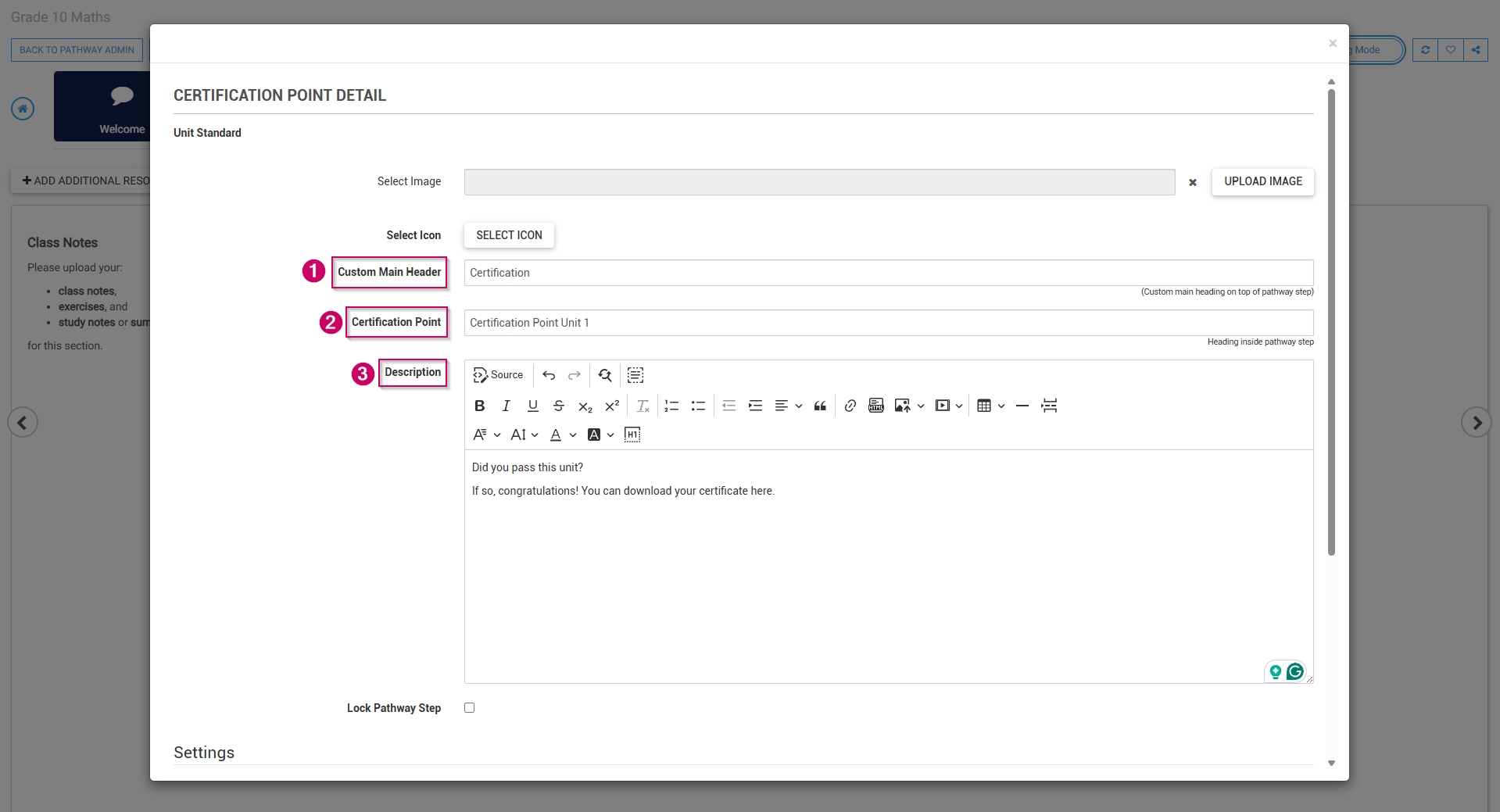 LM OS Build Pathways - Manage eLearning Library - Design pathway - Certification Point - Details.jpg