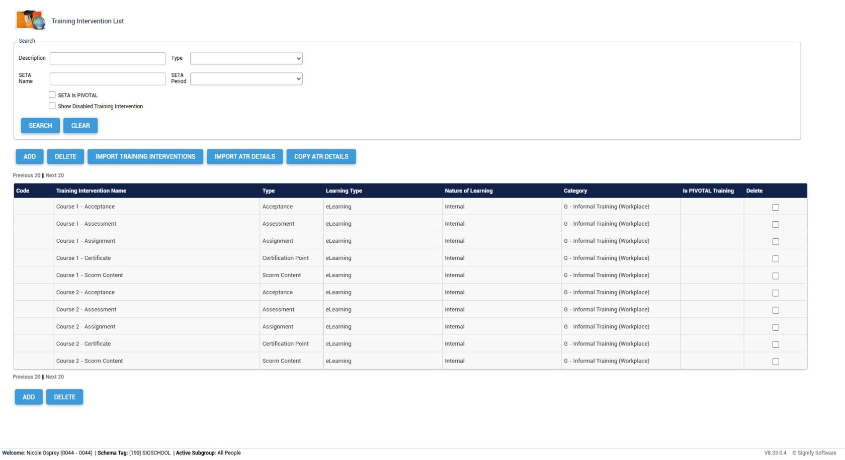 LM OS Training Interventions - Learning Portal - System Admin Menu - Training intervention library completre.jpg